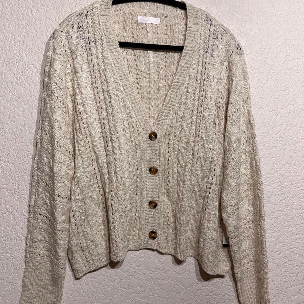 LC Lauren Conrad Cable Knit Cardigan | NWT